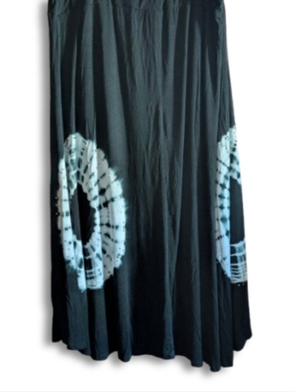 Avenue Black And White Tie-Dye Pattern Maxi Skirt Size 2X (22/24) - Picture 2 of 11